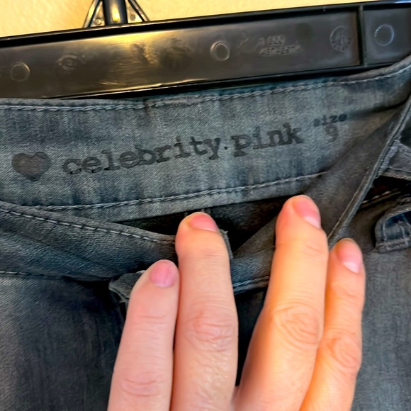 9 Celebrity Pink Jeans Women Stretch Grey/Navy Comfy - Picture 9 of 13